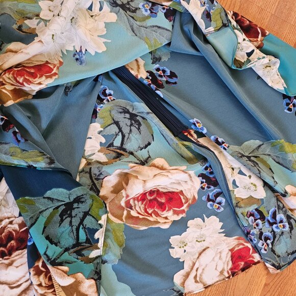 Anthropologie Corey Lynn Calter Short Sleeve A-Line Paeonia Dress, 4 - Picture 7 of 9